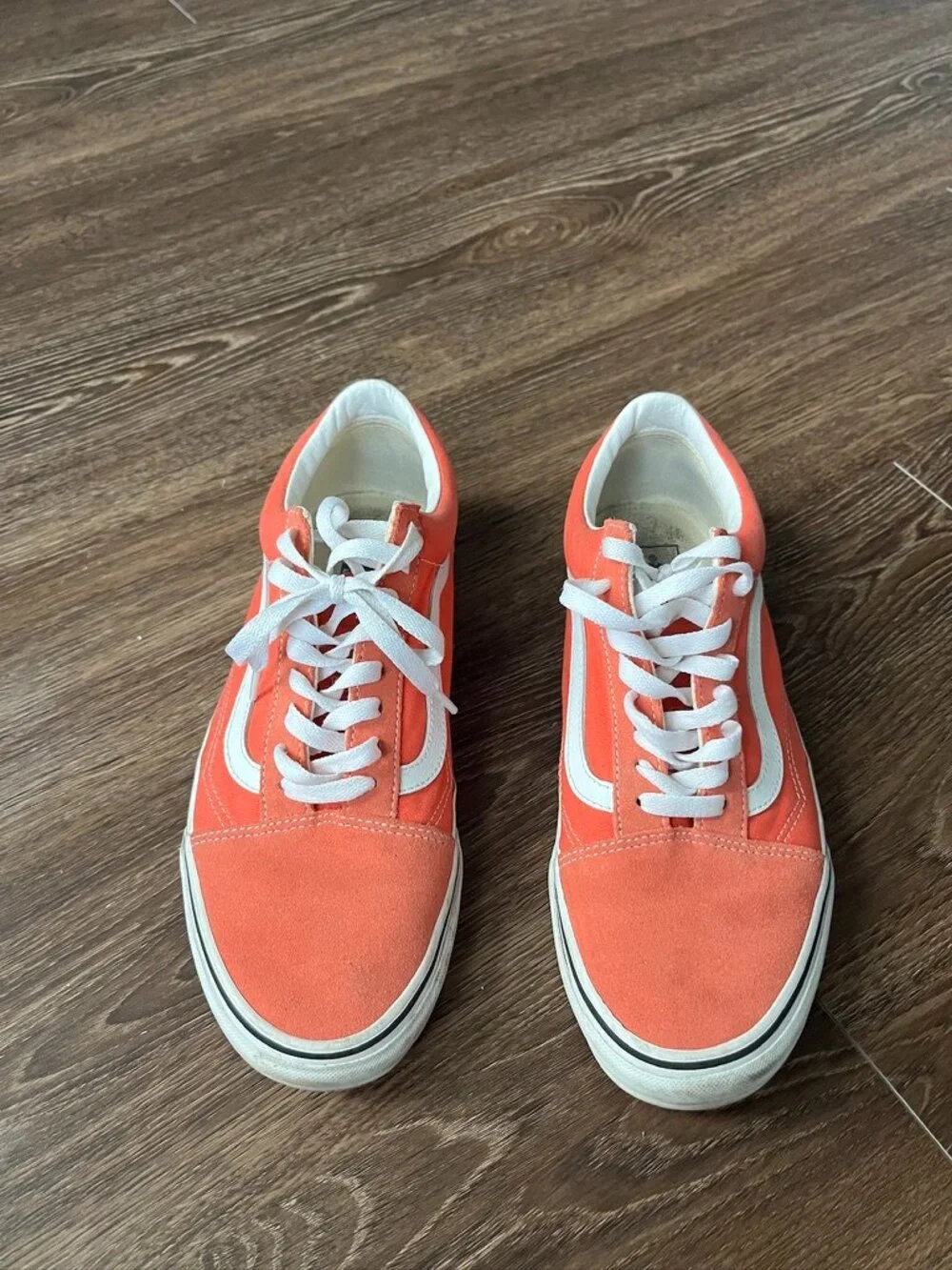 Vans Mens Size 10 Rare Orange Tiger Colorway Used in Good Condition